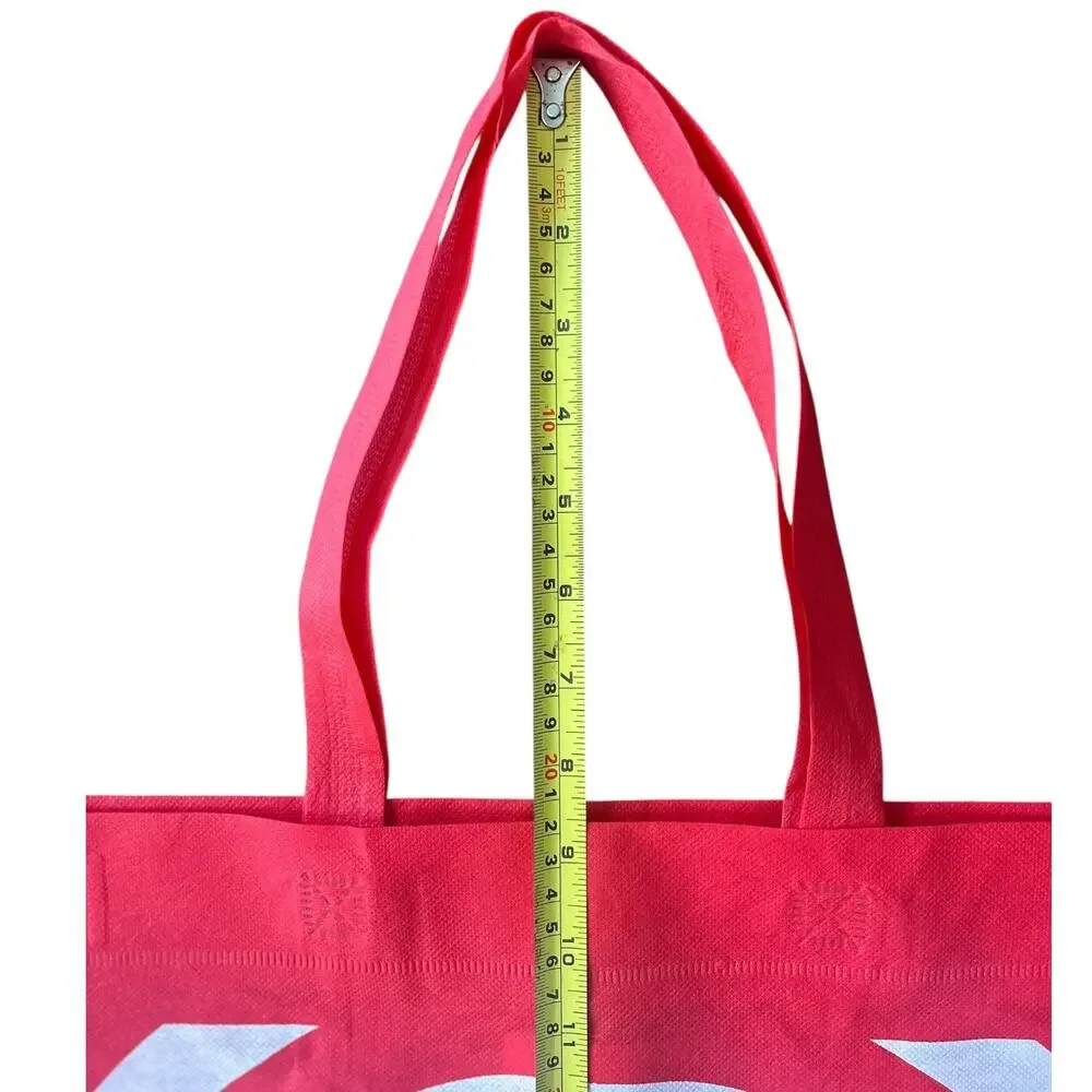 Set of 10 Target Bullseye Reusable Shopping Bags Red Tote